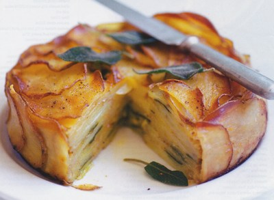 picture of Sage and onion potato pie
 Potatoes